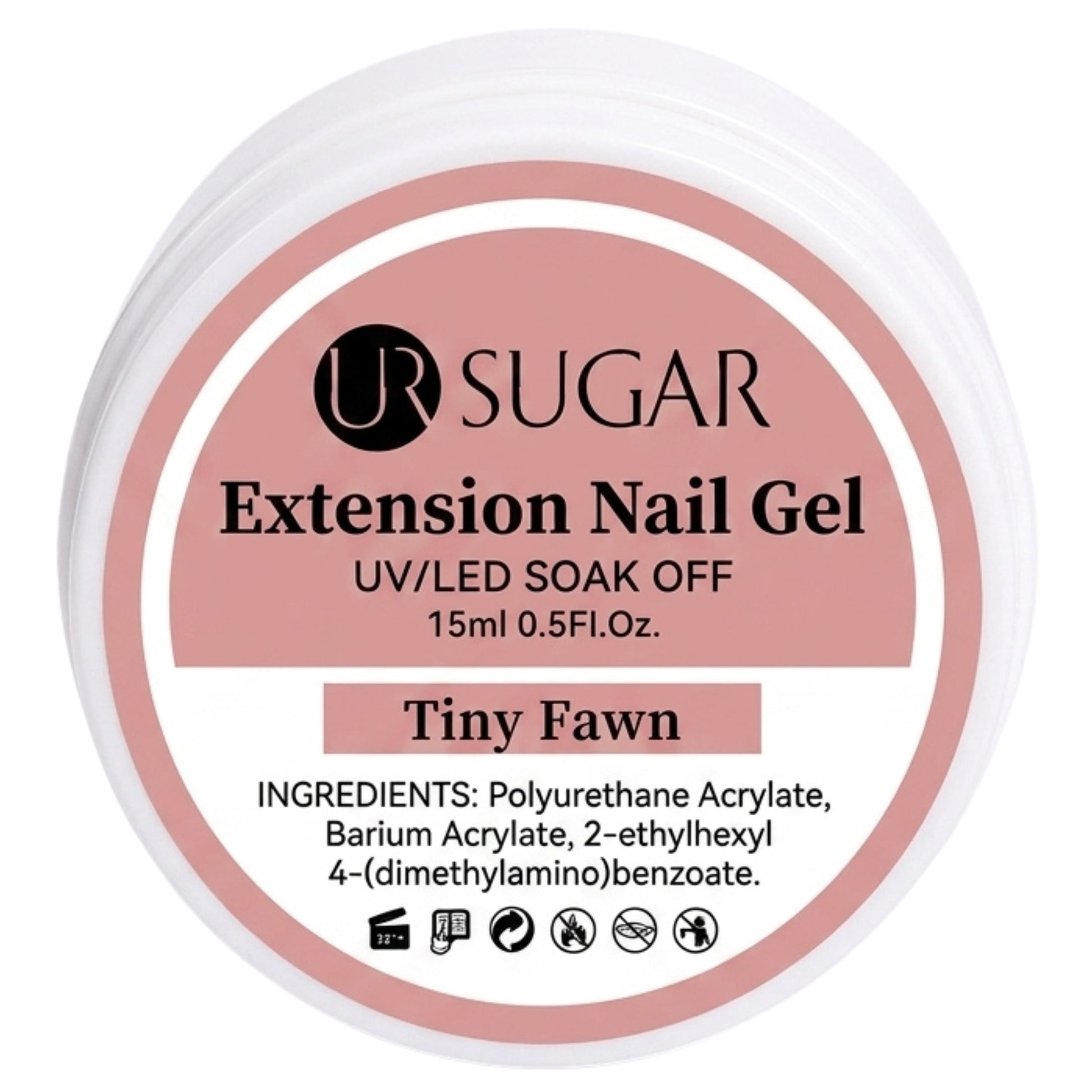 Ur Sugar Extension Nail Milky Color Gel Extension Tiny Fawn 15ml