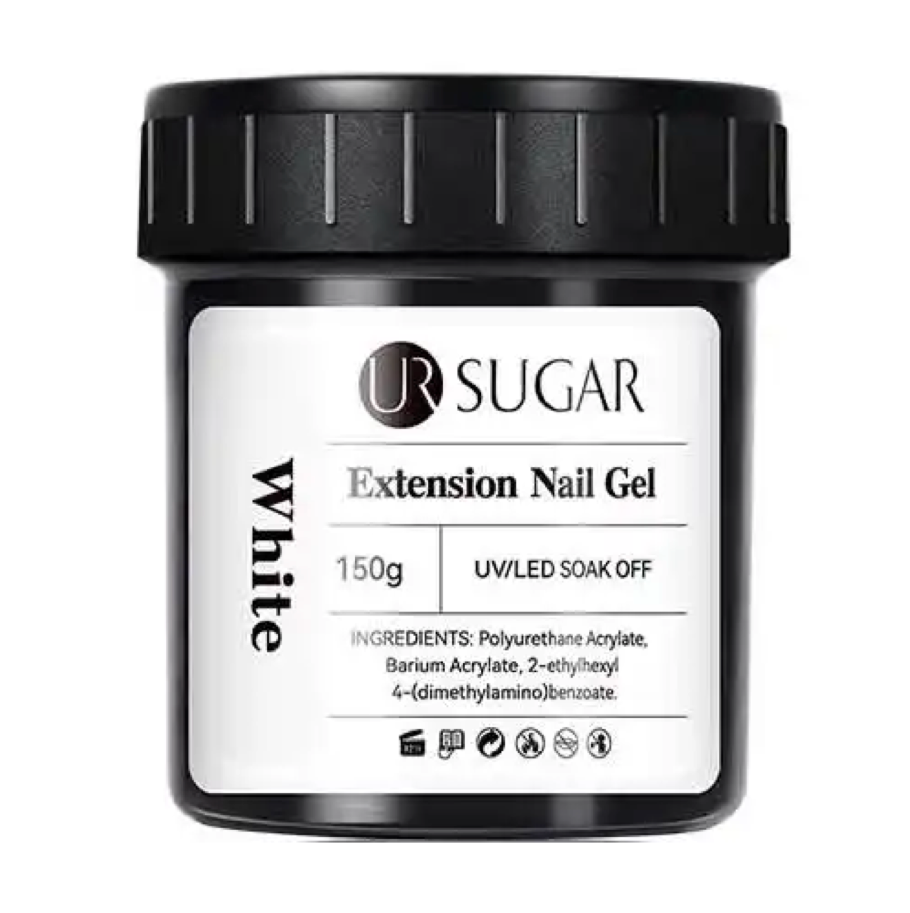 Ur Sugar Extension Nail Milky Color Gel Extension White 150g