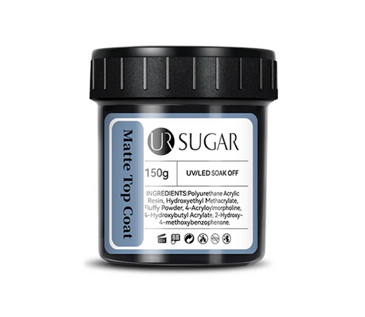 Ur Sugar Matte Top Coat Gel Nail Extensions UV/LED 150g