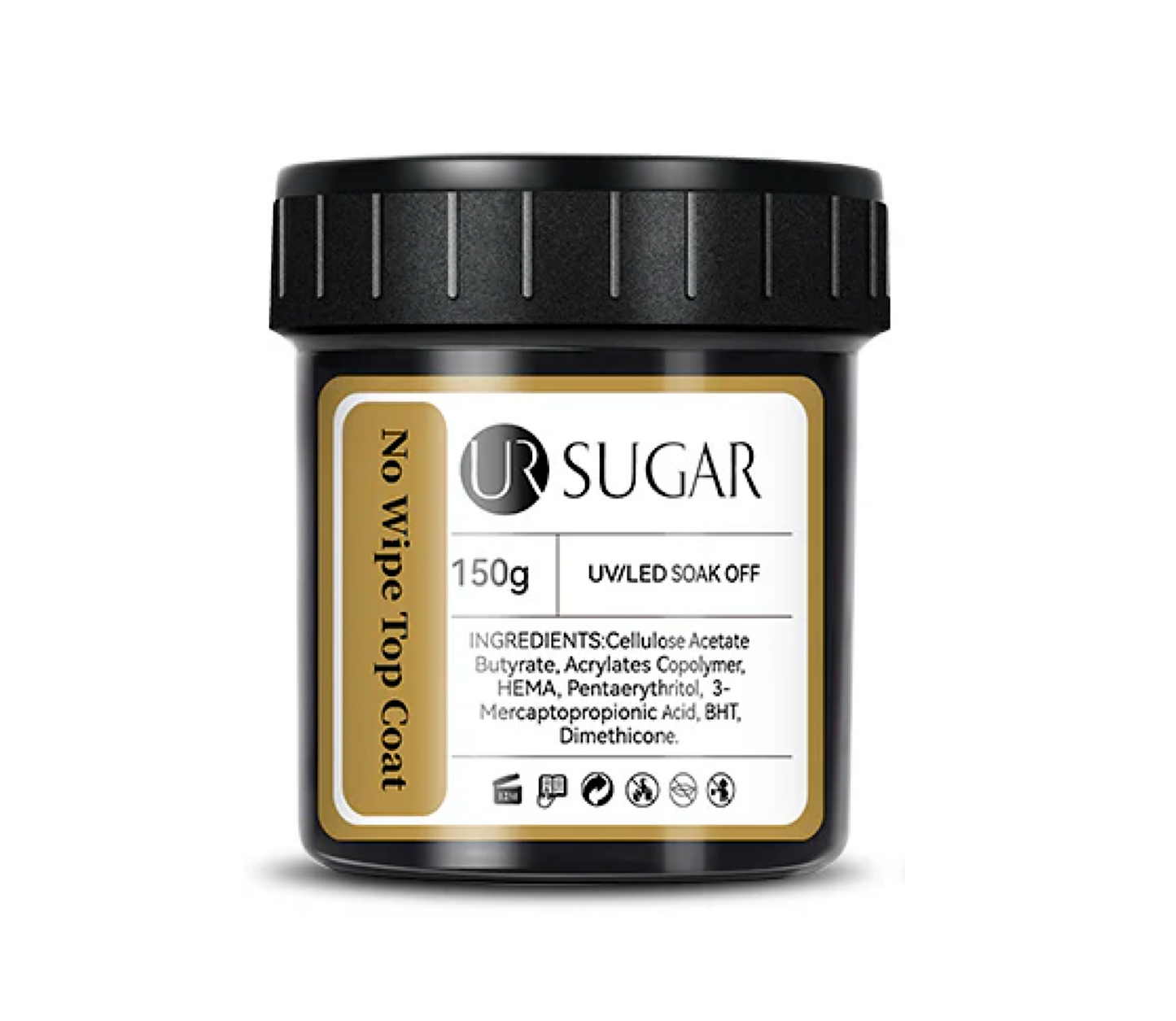 Ur Sugar No Wipe Top Coat Gel Nail Extensions UV/LED 150g