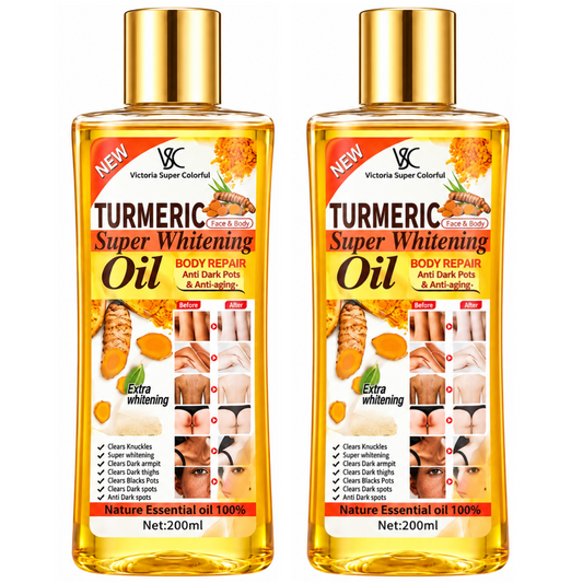 VSC Turmeric Super Whitening Body Repair Oil 200ml (2pc)