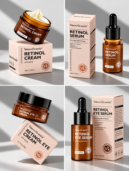 Vibrant Glamour Retinol Anti Aging Skin Cream Pack