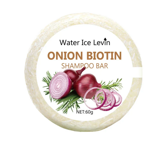 Water Ice Levin Onion Biotin Anti Dandruff Shampoo Bar 60g