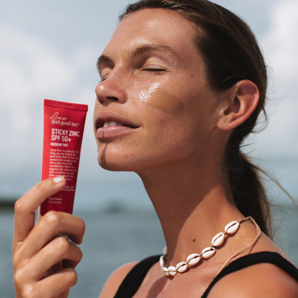 We Are Feel Good Inc Sticky Zinc Tint SPF50+ Lotion 50g