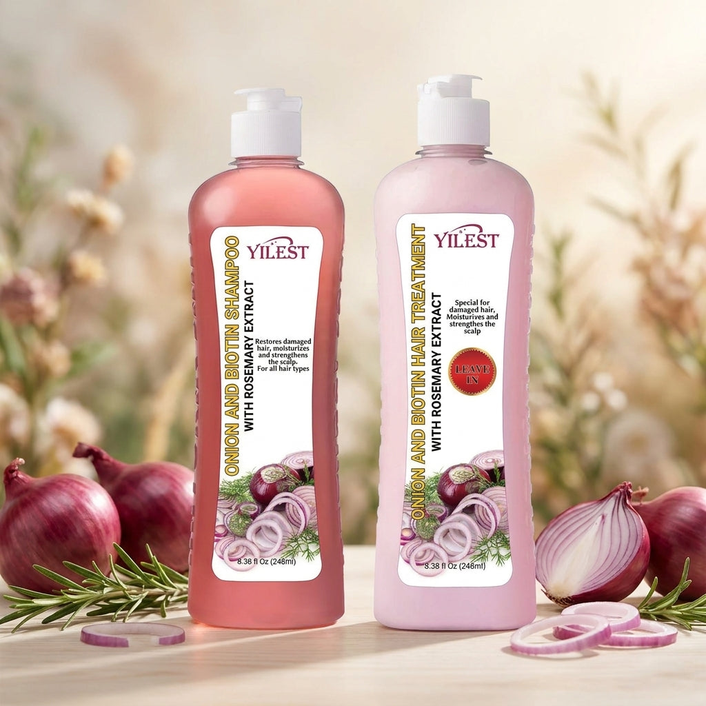 Yilest Onion & Biotin Shampoo and Treatment 248ml