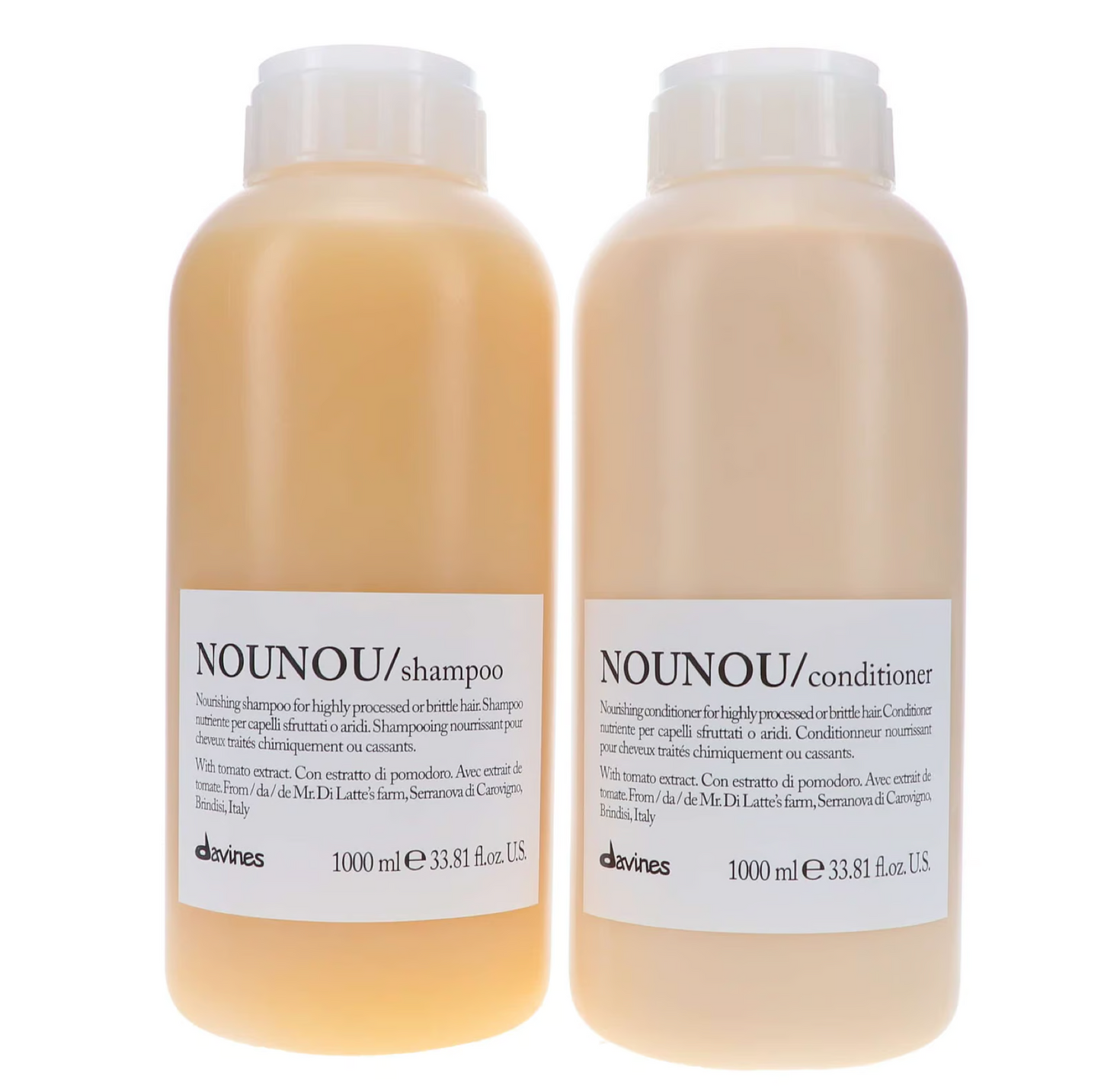Davines Nounou Shampoo and Conditioner 1000ml