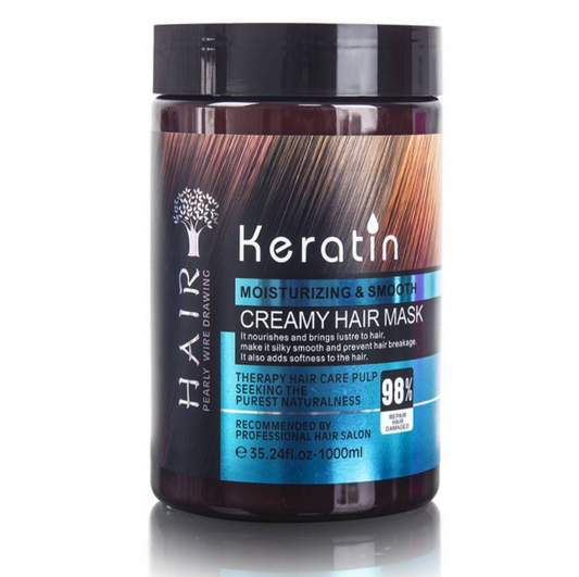 Keratin Nutrition Moisturizing & Smooth Creamy Hair Mask 1000ml