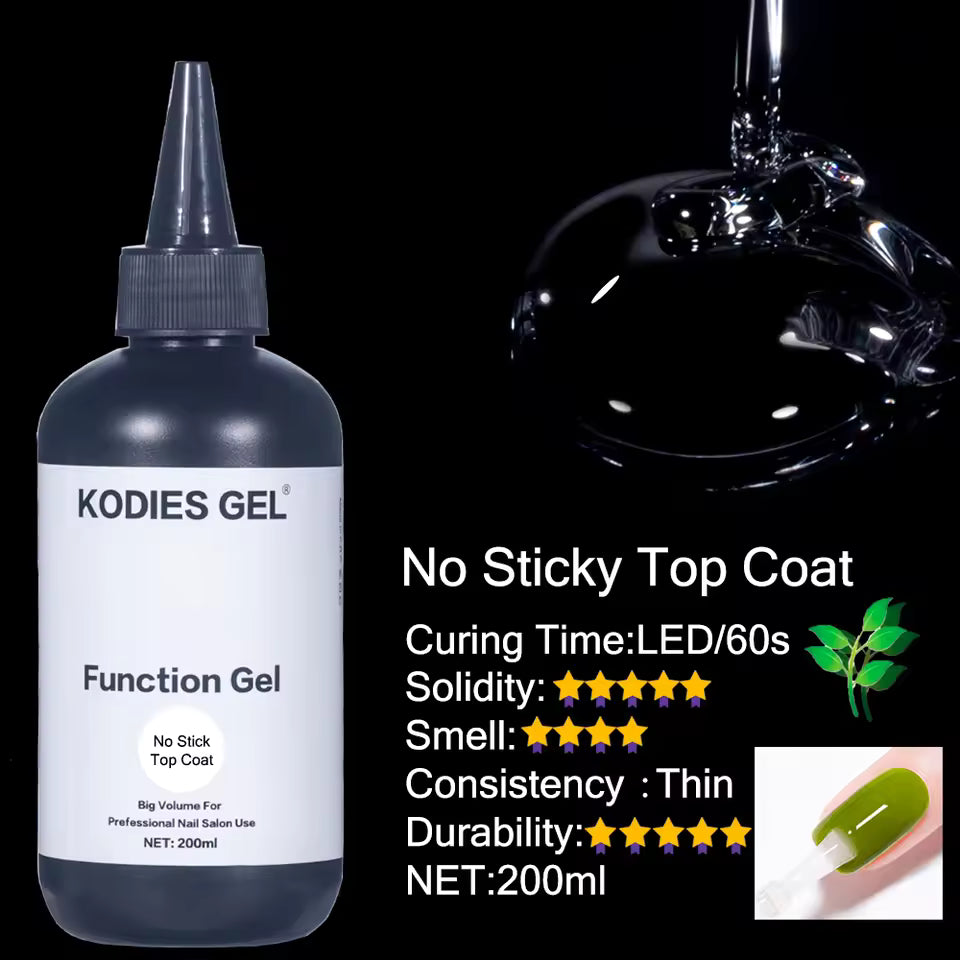 kodies No Stick Top Coat 200ml