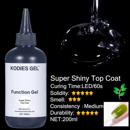 kodies super shiny top coat 200ml
