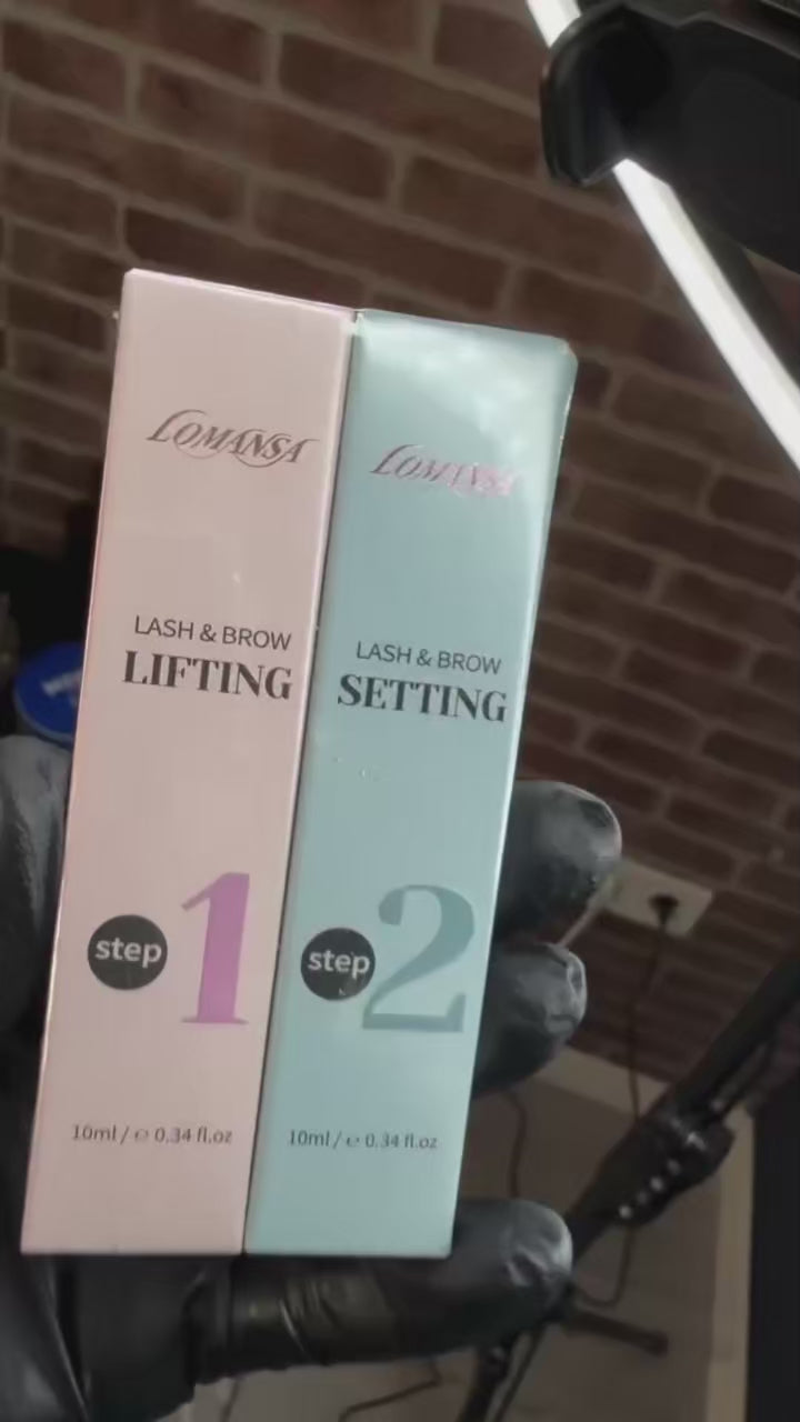 Lomansa Lash Lift and Brow Lamination Perm Fixation Kit (3pc)