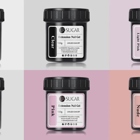 Ur Sugar Extension Nail Milky Color Gel Extension Nude Pink 15ml