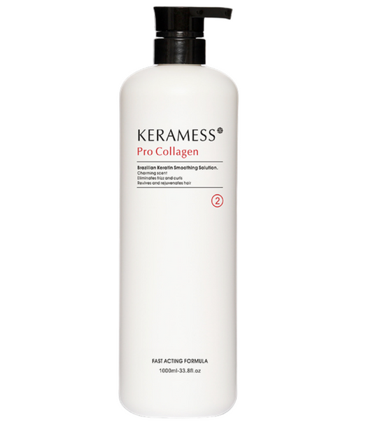 Keramess Pro Collagen Brazilian Keratin Smoothing Solution 1000ml