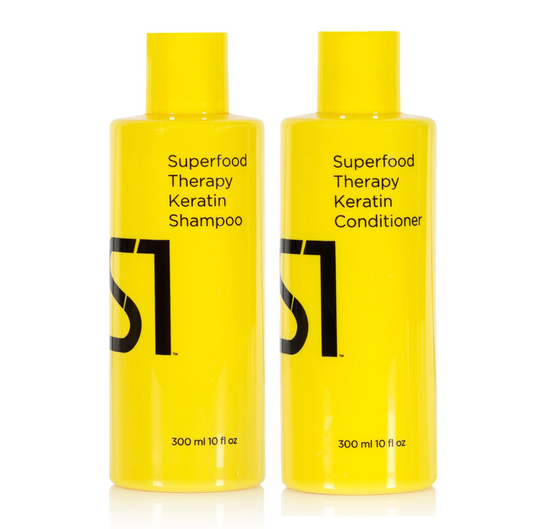 S1 Superfood Keratin Shampoo and Conditioner 300ml