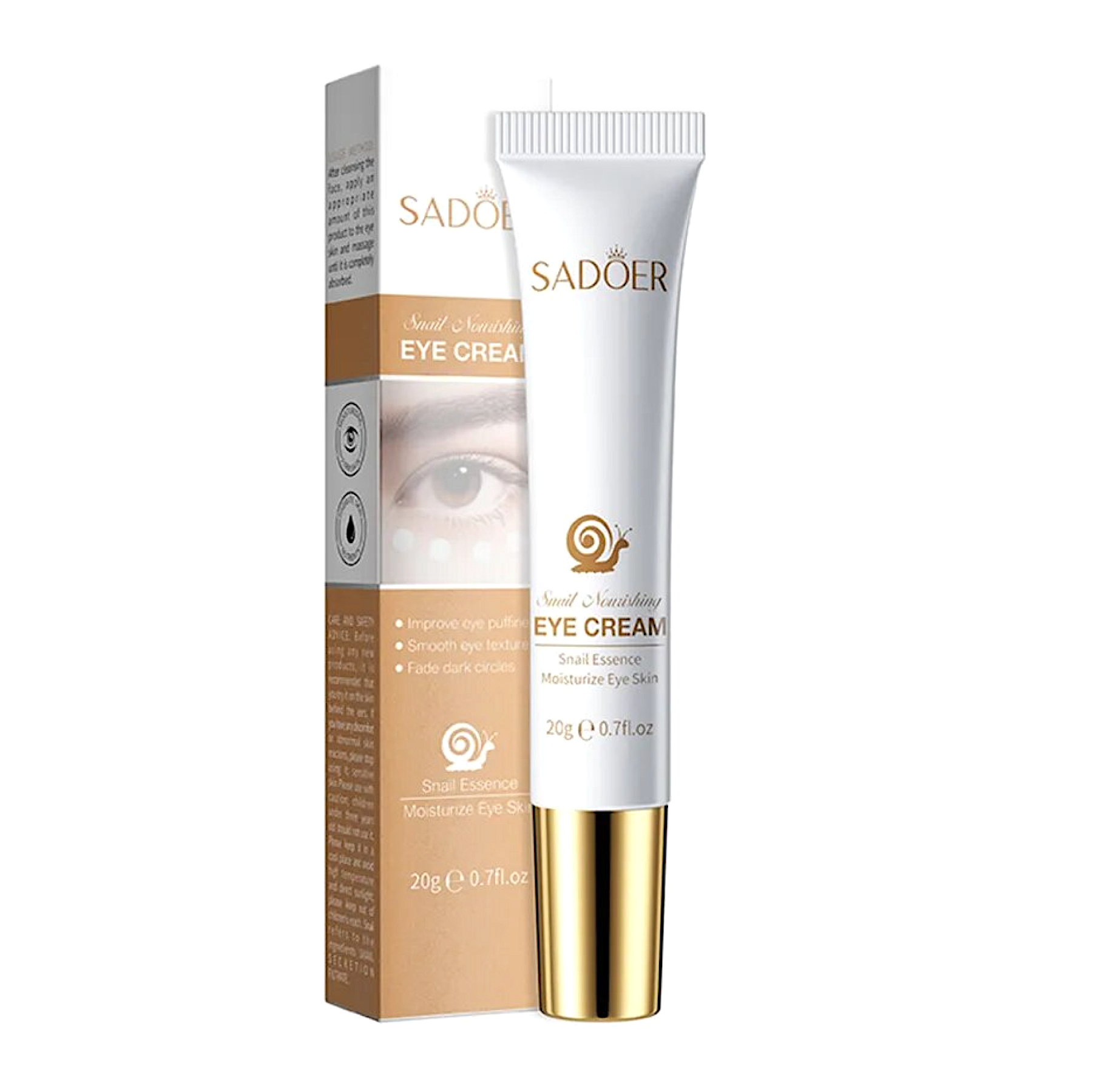 Sadoer Snail Nourishing Eye Cream For Dark Circles 20ml