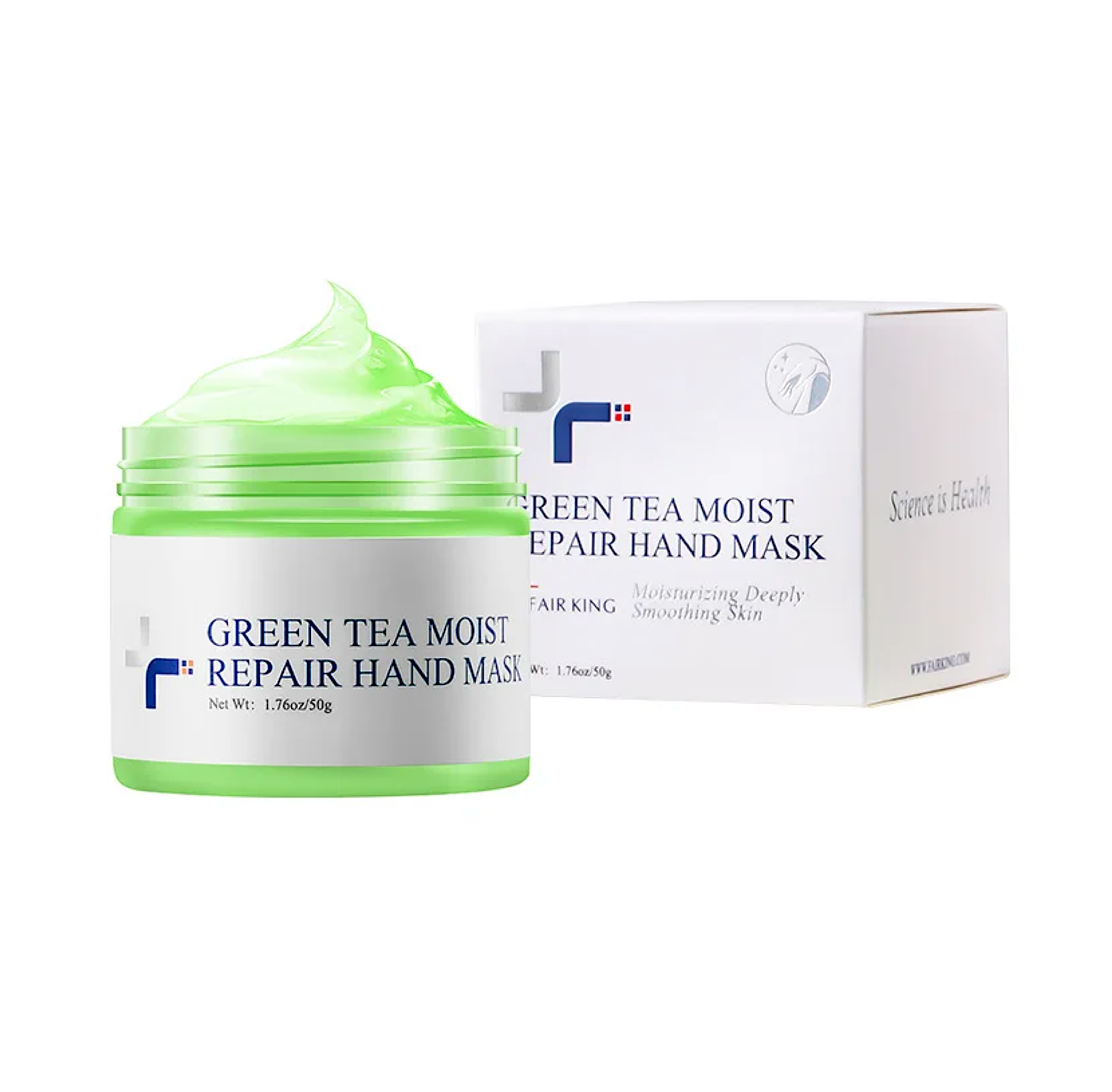 Fair King Green Tea Moist Repair Hand Mask 50g
