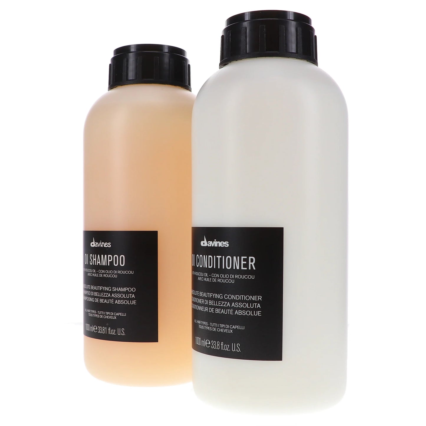 Davines Oi Absolute Beautifying Shampoo and Conditioner 1000ml